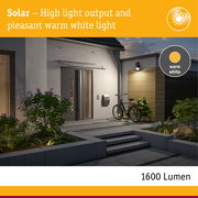 Modern outdoor lighting with warm white light and 1600 lumens for home and garden