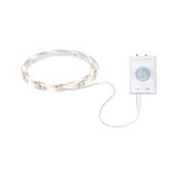 White LED strip light with motion sensor, flexible indoor lighting strip for home use