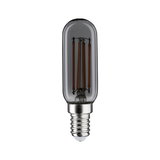 Klassieke LED-filamentlamp met E14-fitting en rookglas voor decoratieve verlichting