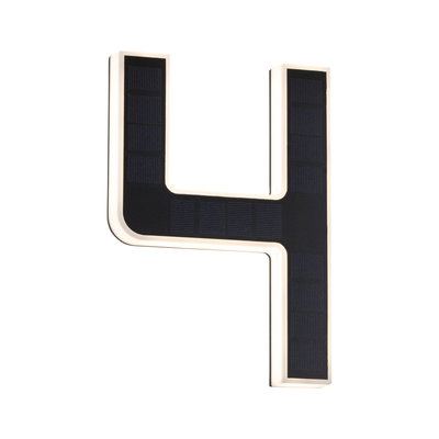 Modern black LED wall light in Y-shape with integrated light strip for stylish indoor lighting.