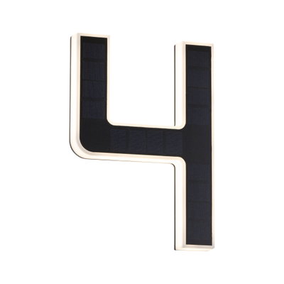Applique murale LED noire moderne en forme de Y avec bande lumineuse intégrée pour intérieur.