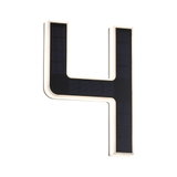 Modernes schwarzes LED-Wandleuchten-Design in Y-Form mit integriertem Lichtstreifen für Innenräume.