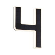 Modern black LED wall light with integrated solar panels and warm white illumination