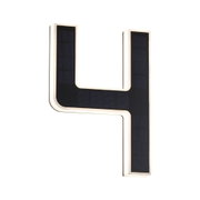Modernes schwarzes LED-Wandleuchten-Design in Y-Form mit integriertem Lichtstreifen für Innenräume.