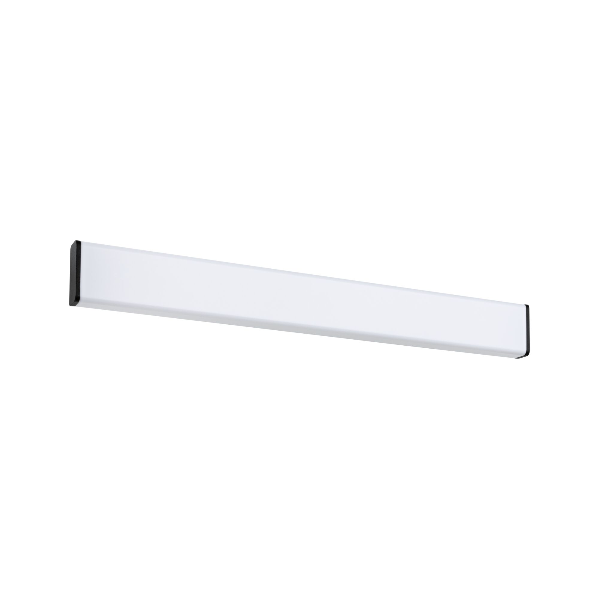 Applique murale LED blanche fine avec bordure noire en plastique pour éclairage intérieur moderne