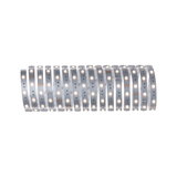 Bande LED flexible avec LEDs blanc chaud sur circuit argenté pour éclairage polyvalent.