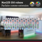Bande LED MaxLED 250 RGBW avec blanc réglable, extension flexible pour éclairage d'intérieur