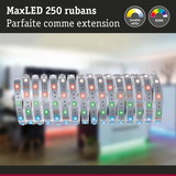 Bande LED MaxLED 250 RGBW avec blanc réglable, extension flexible pour éclairage d'intérieur