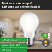 Witte LED-lamp met warm wit licht en 3-traps dimfunctie voor energiezuinige verlichting