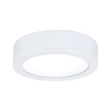 Plafonnier LED rond blanc en plastique avec éclairage économique pour espaces de vie