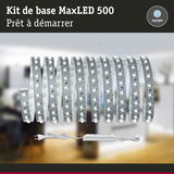Kit de base MaxLED 500 avec bande LED blanche flexible et alimentation pour éclairage daylight