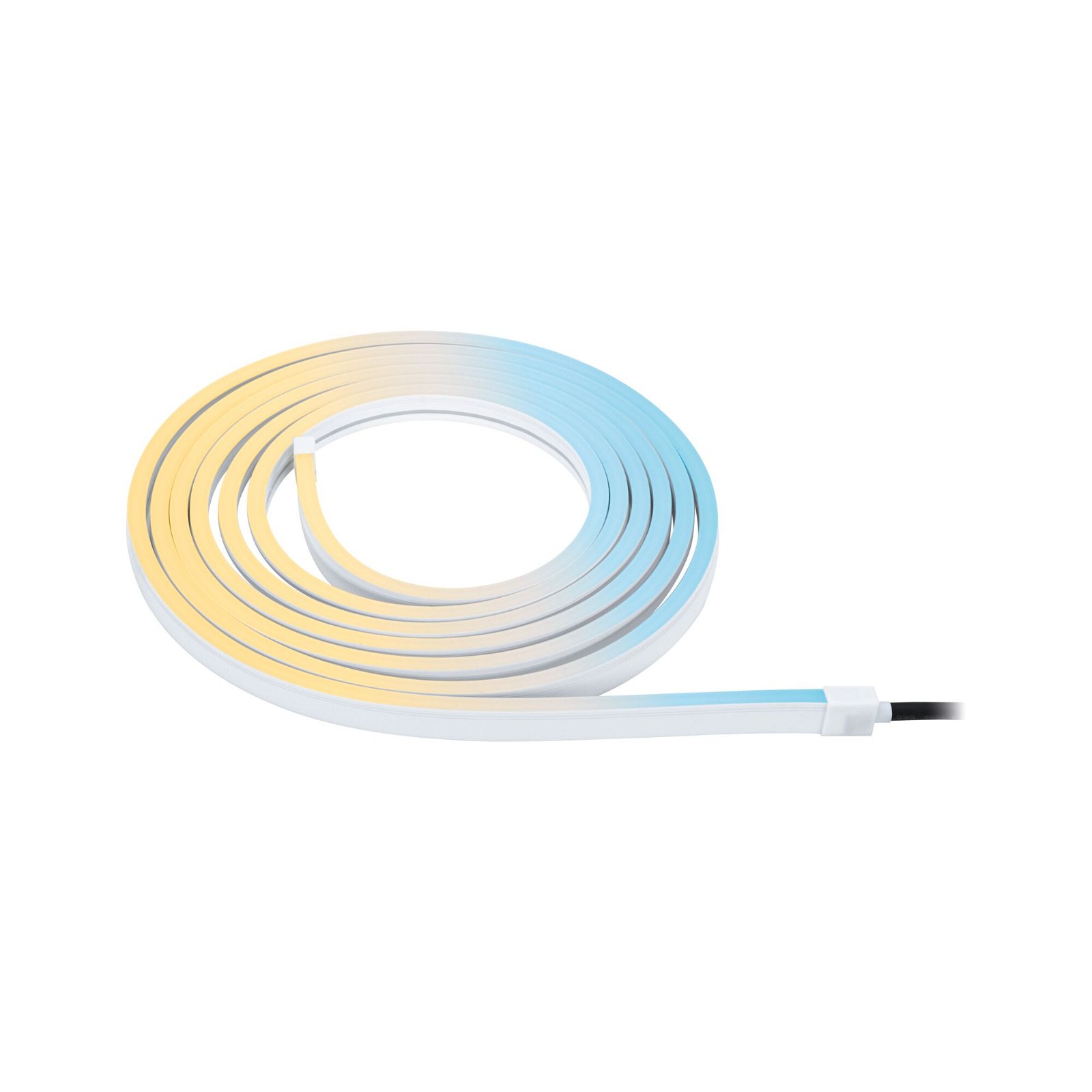 Plug & Shine LED Stripe Smart Home Zigbee Smooth Einzelstripe IP67 RGBW+ 22W Weiß