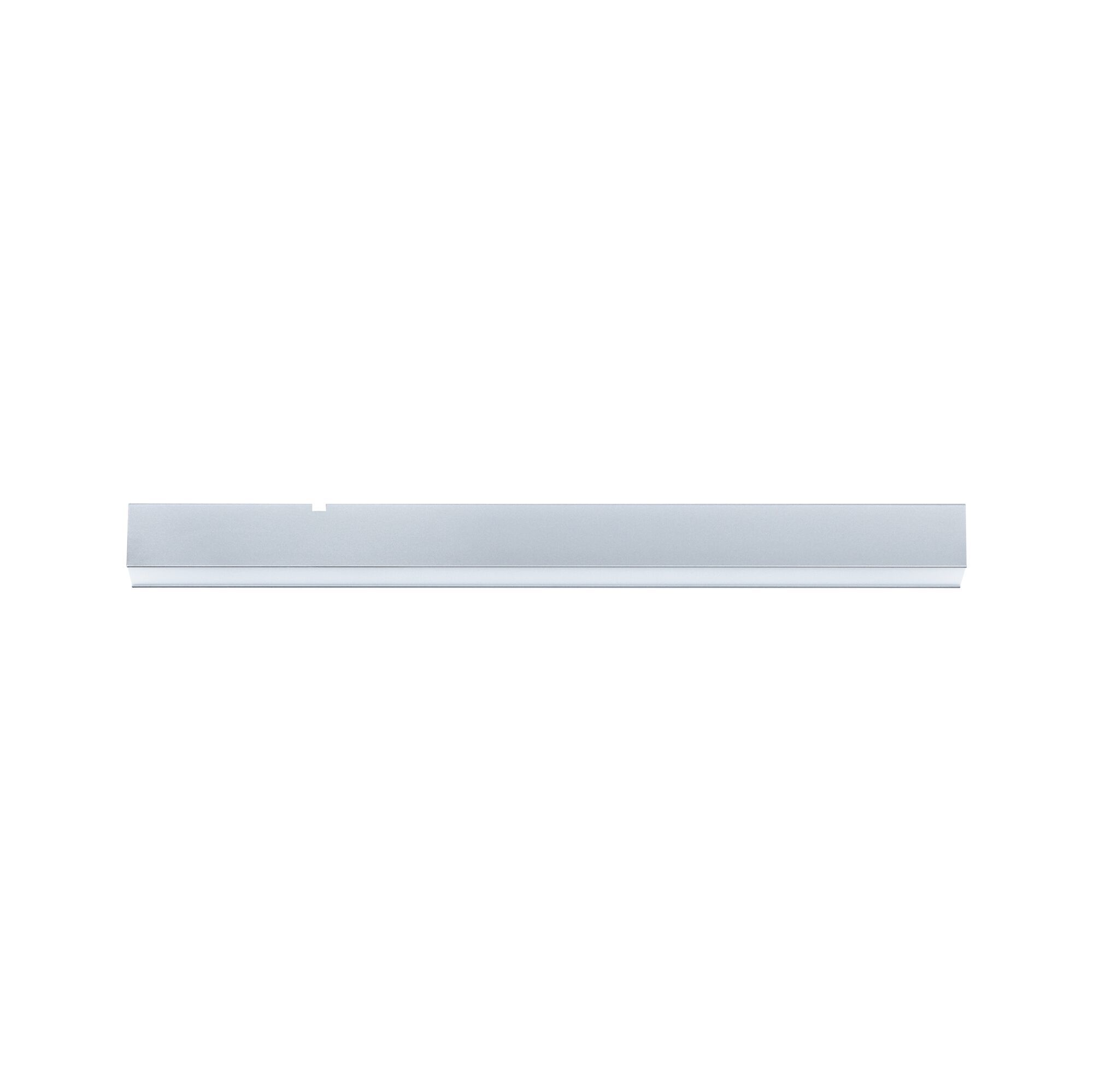 Slim silver aluminum LED under-cabinet light for modern kitchen lighting solutions