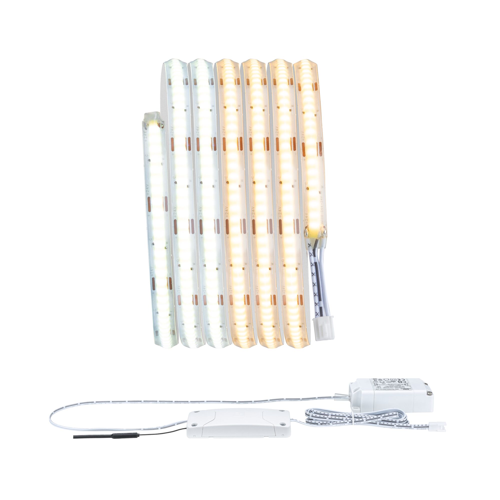 LumiTiles Strip LED Smart Home Zigbee 3.0 Full-Line COB Slim 2m IP44 6W 260lm/m 544LEDs/m Tunable White 7VA