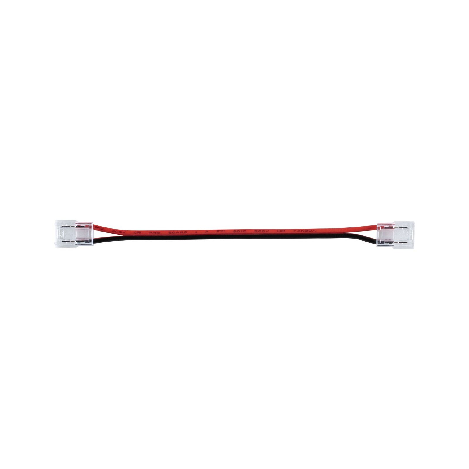 Pro Strip Connector Single Color Flex 0,1m max. 96W Black/Red