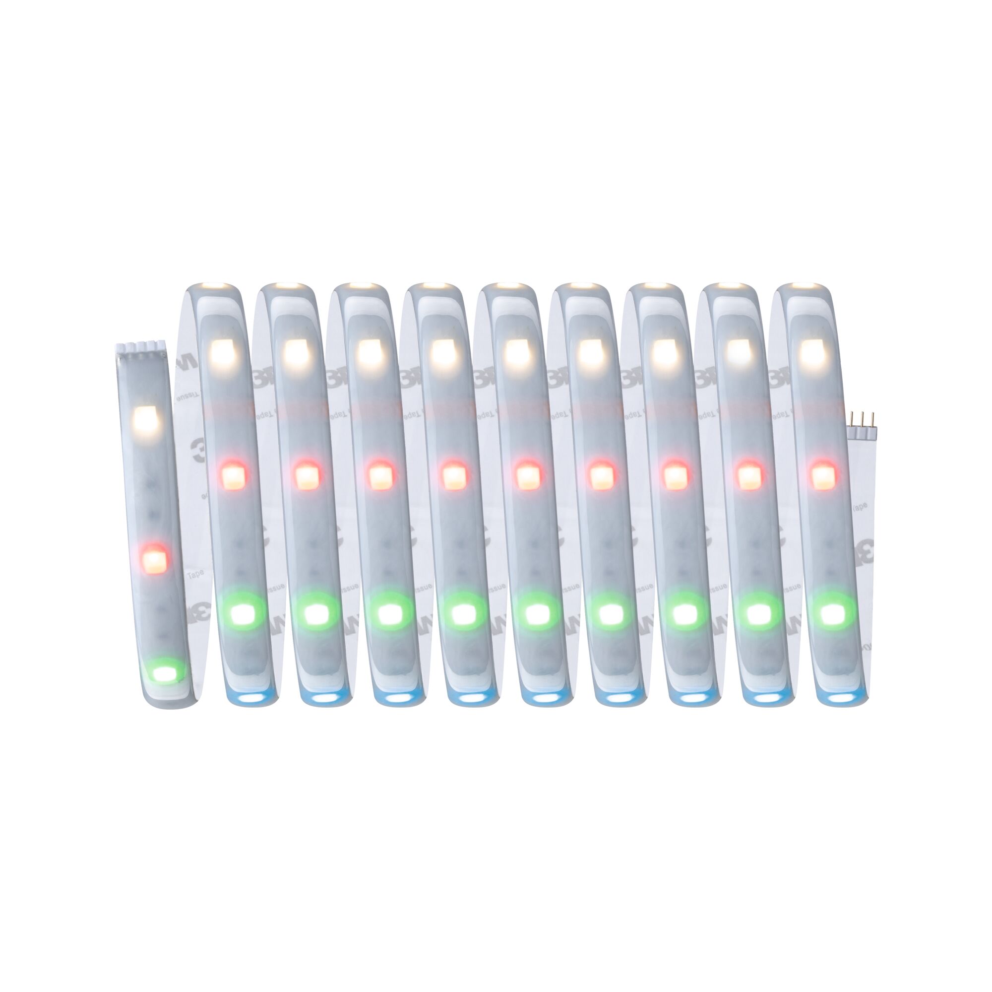 Bande LED flexible avec LED multicolores pour un éclairage d'ambiance personnalisable