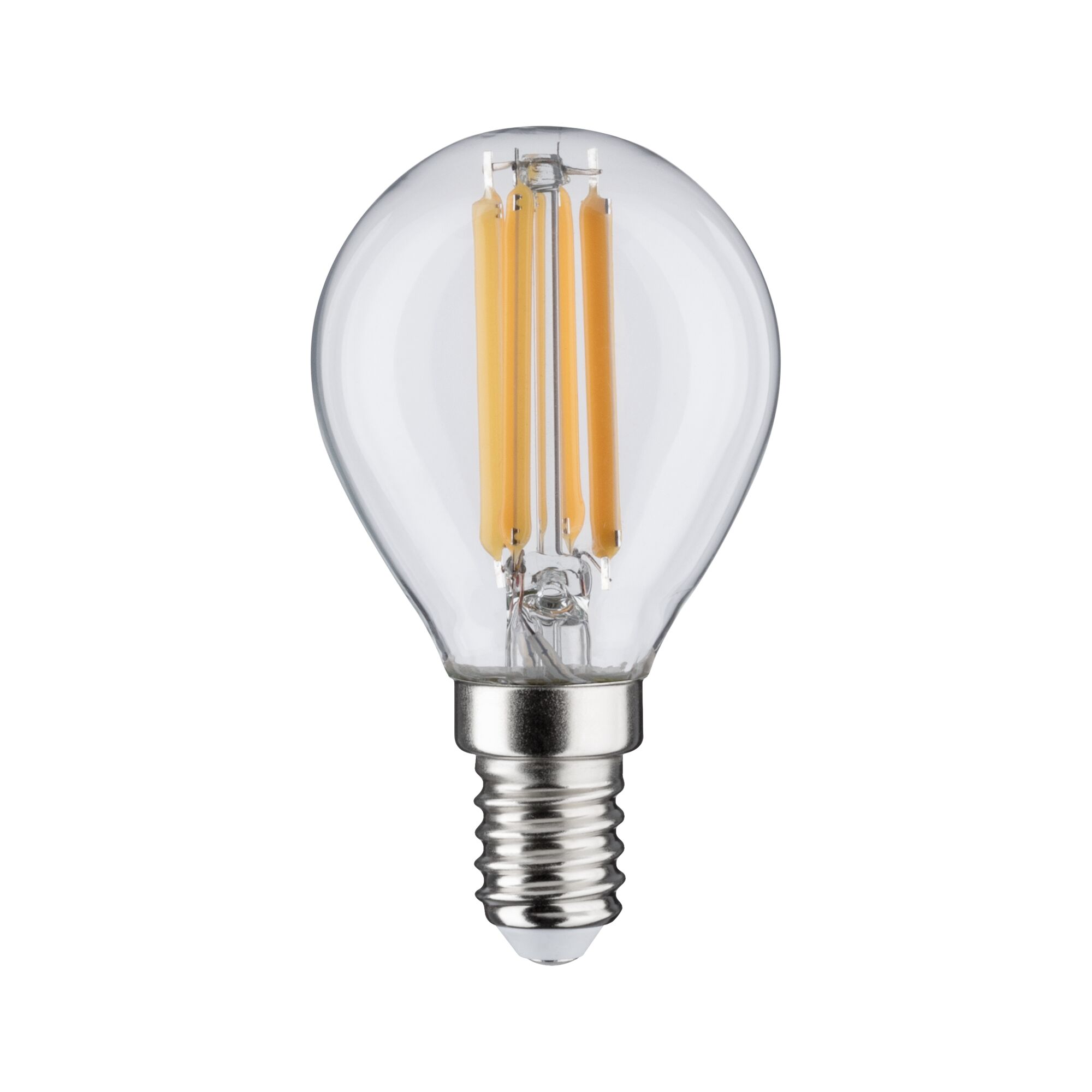Petite ampoule LED filament en verre transparent avec culot E14 pour éclairage économique