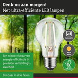 Energiezuinige LED-lamp met warm wit licht en drie standen dimmen voor duurzame verlichting
