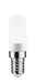 Standard 230 V Ampoule LED E14 Réfrigérateur 50lm 1W 3000K Dépoli Petite ampoule LED blanche avec culot E14 en métal pour éclairage économique