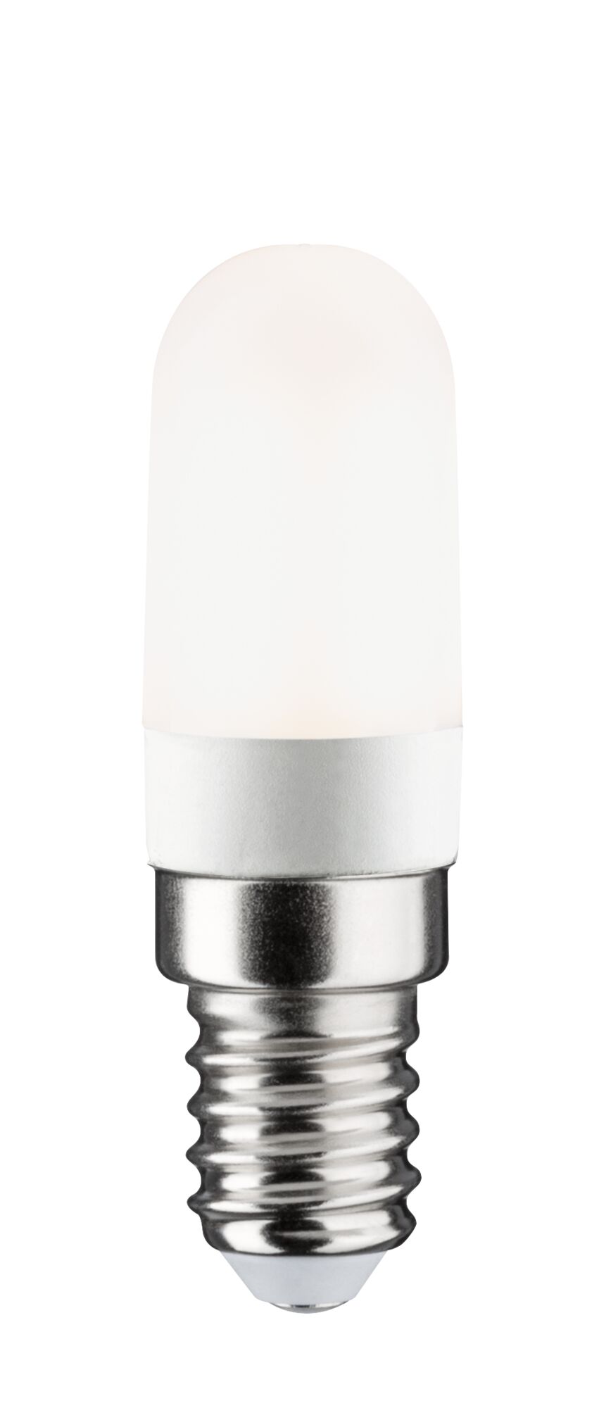 Kleine witte LED-lamp met E14 metalen fitting voor energiezuinige verlichting