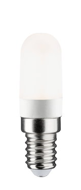 Small white LED bulb with E14 metal base for energy-efficient lighting solutions