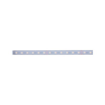 Bande LED longue avec LEDs blanches et boîtier plastique transparent pour éclairage moderne.