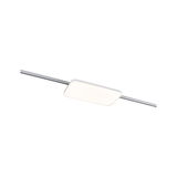 Modern square white LED ceiling light with aluminum frame for living spaces