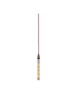 Slim vintage bulb with red cable and warm white light for decorative lighting use