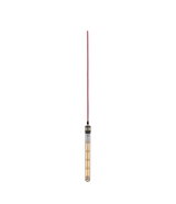 Slim vintage bulb with red cable and warm white light for decorative lighting use