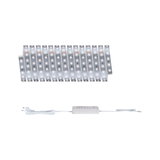 Flexible white LED strip light with power supply for modern indoor lighting and decoration