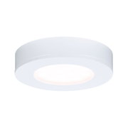Runde weiße LED-Deckenleuchte aus Kunststoff mit warmweißem Licht für moderne Innenräume