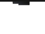 Spot LED noir en métal pour éclairage intérieur moderne avec design flexible