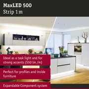 MaxLED 500 white 1 m LED strip, perfect for kitchen lighting and furniture accents