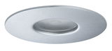 Ronde inbouw-LED-lamp van zilverkleurig aluminium voor moderne plafondverlichting