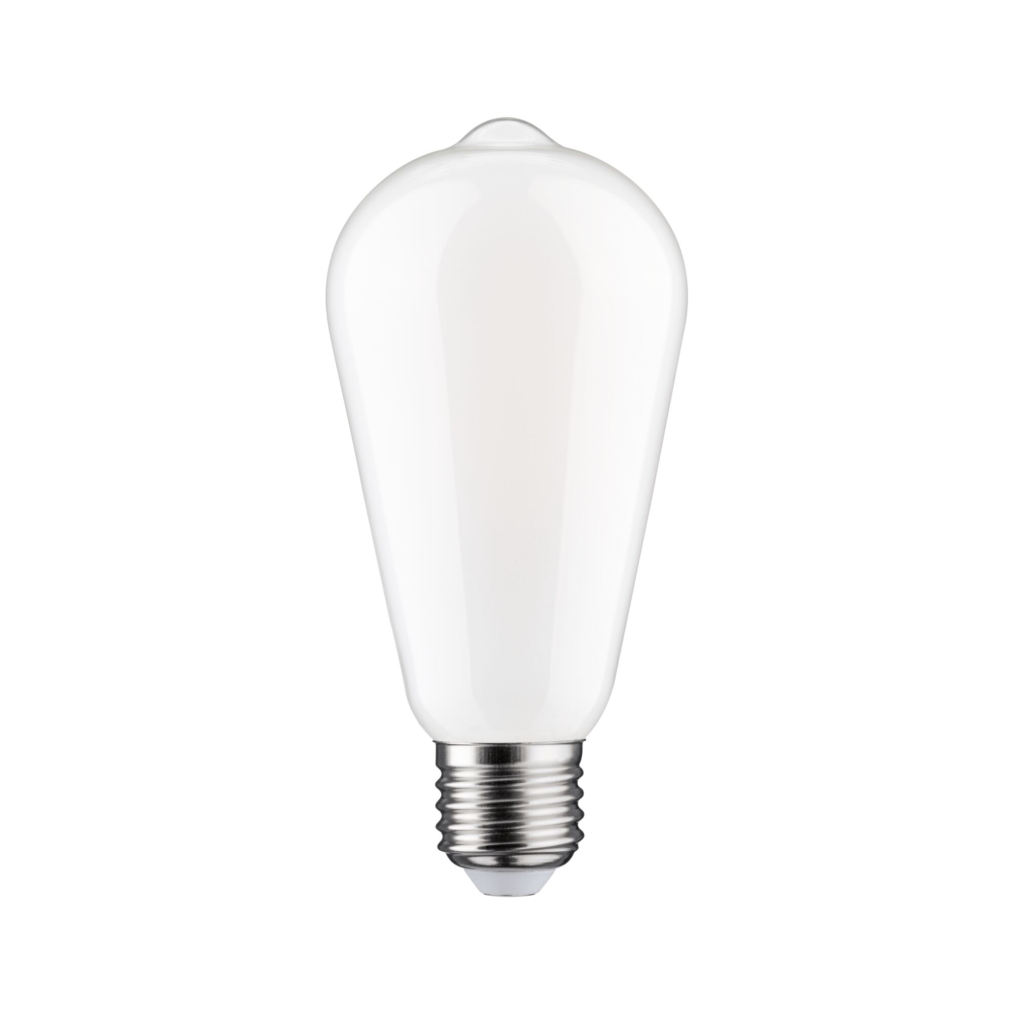 White LED bulb with E27 base in drop shape for energy-efficient lighting solutions