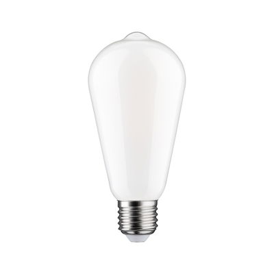 White LED bulb with E27 base in drop shape for energy-efficient lighting solutions