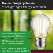 Energiesparlampe mit klarem Glas und E27-Fassung zeigt hohes Einsparpotenzial bei Stromverbrauch