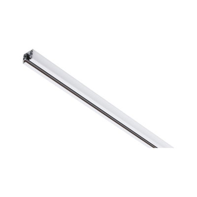 Weißes Aluminium-Profil für LED-Streifen mit schwarzer Schiene, modernes Lichtzubehör
