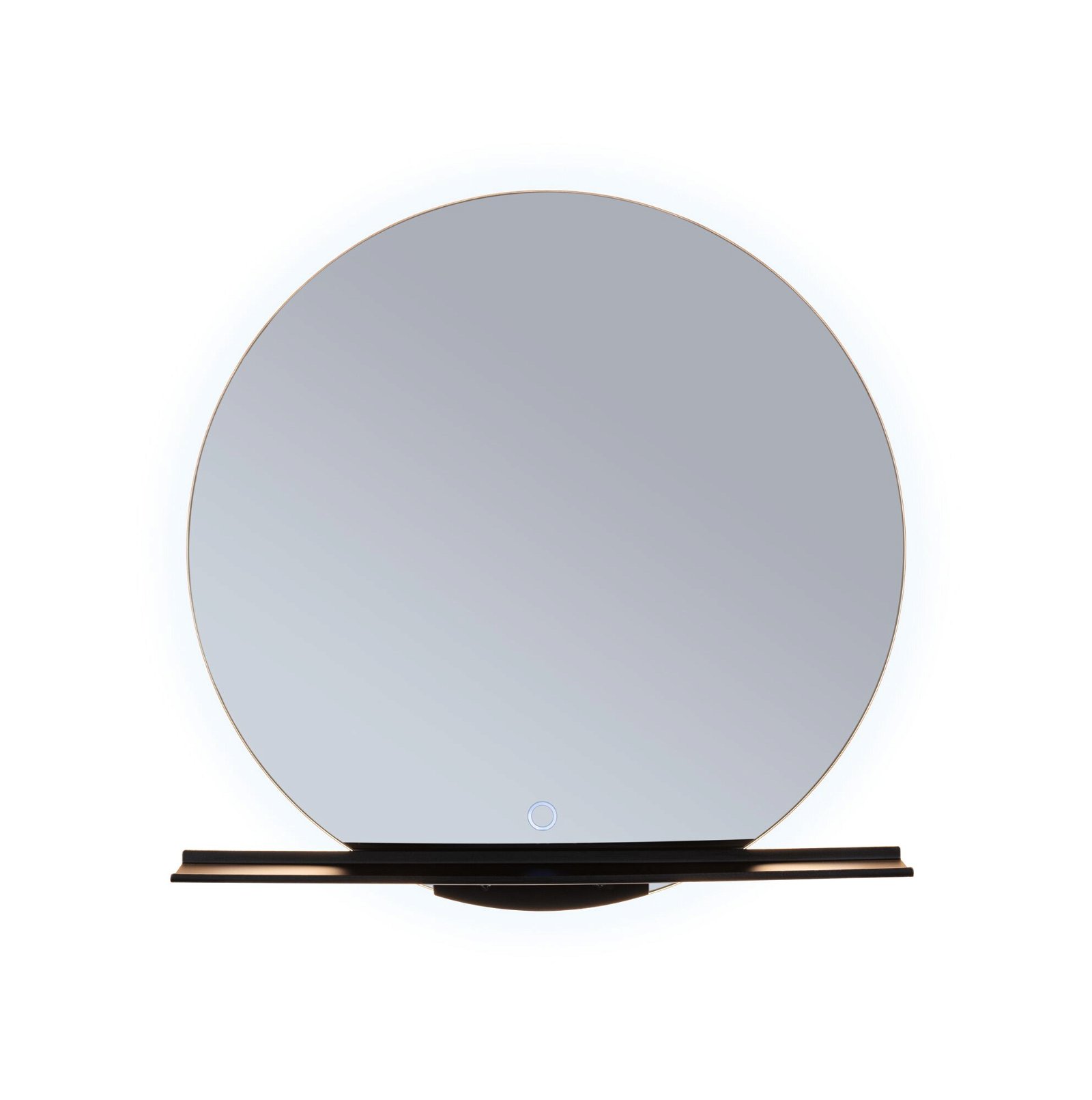 Leuchtspiegel 11W 500lm IP44 matt Spiegel/Schwarz 230V Tunable Miro LED White