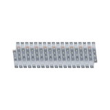 Flexible silver LED strip with white lights for modern lighting and decorative use