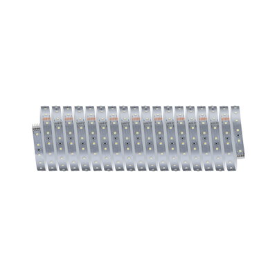 Flexible silver LED strip with white lights for modern lighting and decorative use
