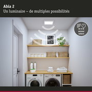Panneau LED Abia 2 White Select Détecteur de mouvement crépusculaire (HF) carré 300x300mm 14W 900lm White Select Blanc
