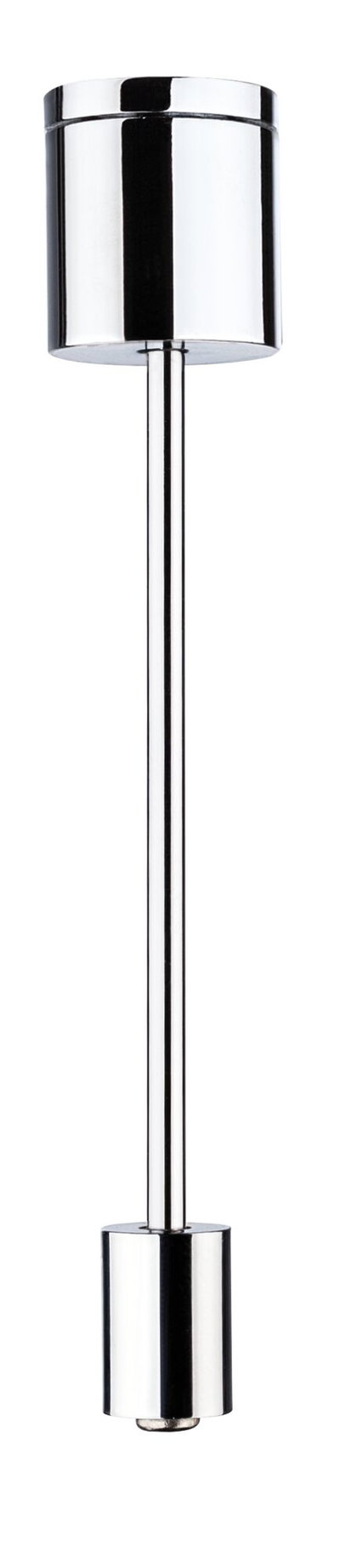 Chrome metal pendant with cylindrical design for modern lighting solutions