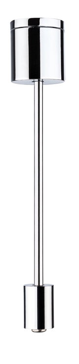 Chrome metal pendant with cylindrical design for modern lighting solutions