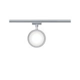 Spot LED rond couleur aluminium avec lumière blanche pour éclairage intérieur moderne