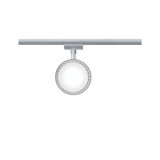 Spot LED rond couleur aluminium avec lumière blanche pour éclairage intérieur moderne