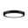 Panneau LED Abia rond 300mm 22W 2200lm 2700K Noir Plafonnier LED rond avec cadre en métal noir et diffuseur blanc pour un éclairage moderne