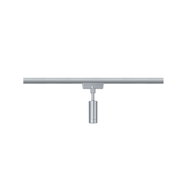Silver metal LED picture light with adjustable arm for wall mounting