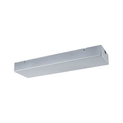 Rectangular silver aluminum LED under-cabinet light for modern kitchen lighting solutions