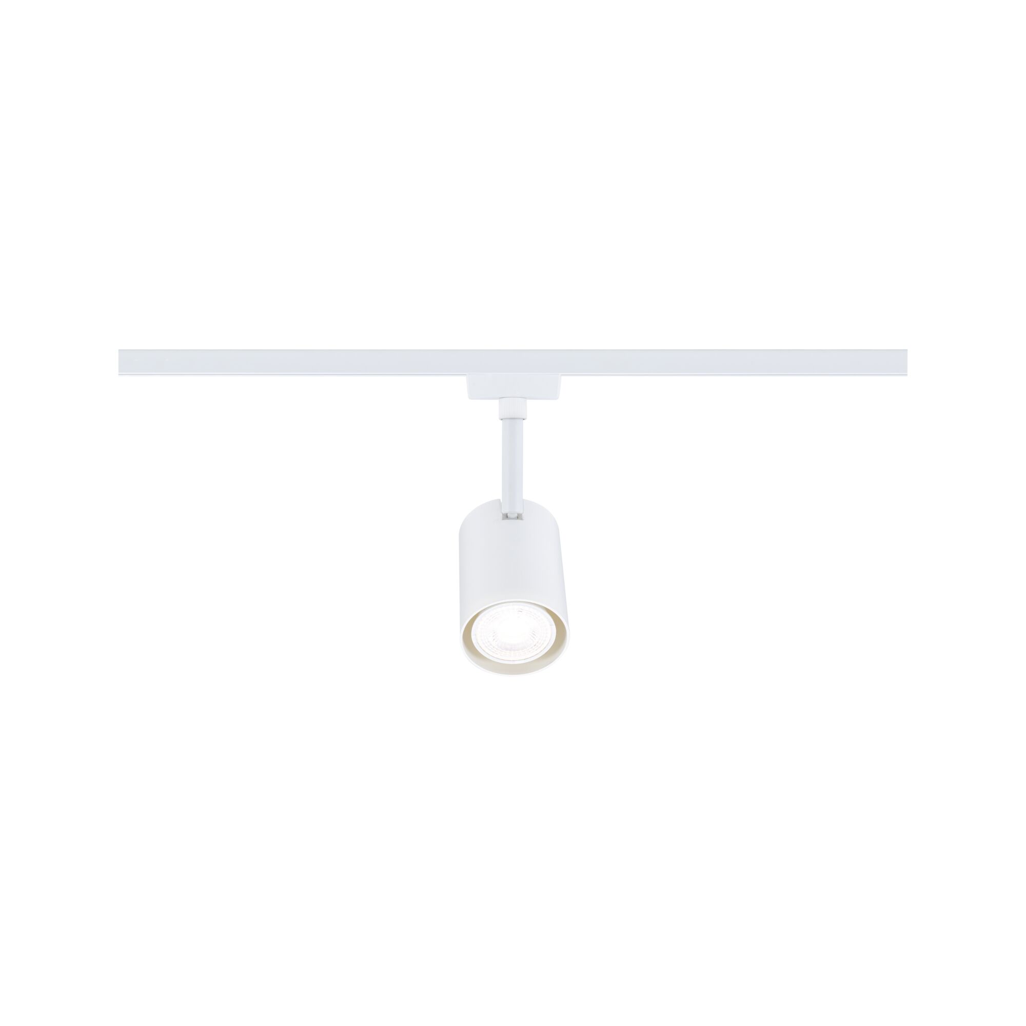 Spot LED blanc en métal sur rail pour un éclairage intérieur flexible et moderne